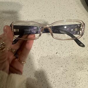 VERSACE Purple Mother of Pearl FRAMES 3129H EUC